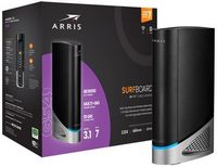 ARRIS - Surfboard Wi-Fi 7 Router with DOCSIS 3.1 Cable Modem - Black