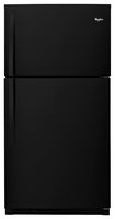 Whirlpool - 21.3 Cu. Ft. Top-Freezer Refrigerator - Black