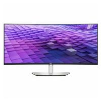 Dell - UltraSharp 37.5&quot; IPS LED Curved 60Hz Monitor (VGA, USB, HDMI, DVI) - Black, Silver