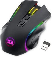 REDRAGON - M602-KS Griffin Wireless Gaming Mouse, 7200 DPI, RGB, Ergonomic Mouse with 7 Programma...