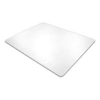 Floortex - Eco-Friendly Rectangular Enhanced Polymer Chair Mat for Hard Floor 48 x 60 inches - Clear