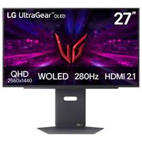 LG - UltraGear 27" OLED QHD 280Hz 0.03ms G-Sync and FreeSync Premium Pro Gaming Monitor with HDR5...