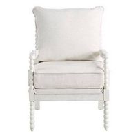 OSP Home Furnishings - Kaylee Spindle Chair - White Linen