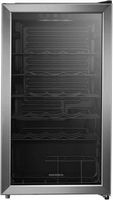 Insignia™ - 29 Bottle Wine Cooler with ENERGY STAR Certification - Stainless Steel Look