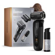 Manscaped - The Chairman Pro Essentials Kit Rechargeable Wet/Dry Electric Foil Face Shaver and Sk...