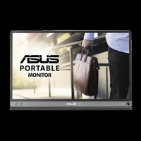 ASUS - ZenScreen-, 15.6”FHD- Portable Monitor- Panel Type  IPS- Brightness(Max) : 220 cd/㎡ - Black