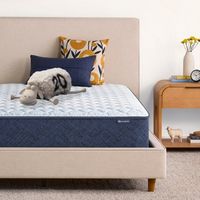 Serta - Sleep to Go 11" Hybrid Firm Mattress in a Box -King - Light Blue