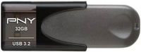 PNY - Elite Turbo Attache 4 32GB USB 3.2 Flash Drive - Gray