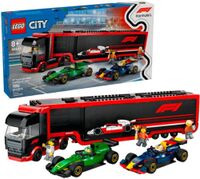 LEGO - City F1 Truck with RB20 &amp; AMR24 F1 Car Toys 60445