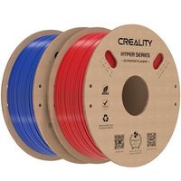 Creality - 1.75 mm Hyper PETG Filament Blue & Red 2.2 lbs for high-speed printers (2-pack) - Blue...