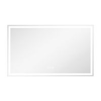LOVMOR - 60 x 36 Inches Tempered Glass LED Bathroom Mirror with Anti-Fog &amp; 3-Color Dimmable Light...