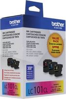 Brother - LC1013PKS Standard-Yield 3-Pack Ink Cartridges - Cyan/Magenta/Yellow