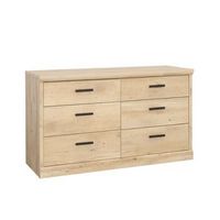 Sauder - Aspen Post 6 Drawer Dresser - Prime Oak