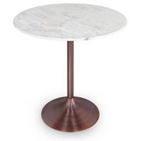 Simpli Home - Osborne Dining Table - White/Copper