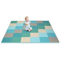 Costway - 58%27%27 Toddler Foam Play Mat Baby Folding Activity Floor Mat Home Daycare School - Multi-...