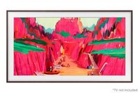 Samsung - 65" The Frame Customizable Bezel - Modern - Brown