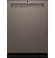 GE - 24" Front Control Built-In Stainless Steel Tub Dishwasher with 3rd Rack, Sanitize Cycle and ...