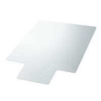 Floortex - Premium Lipped Vinyl Chair Mat for Hard Floor 36 x 48 inches - Clear