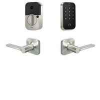 Yale - Assure Lock 2 Touch Keypad with Wi-Fi and Valdosta Lever - Satin Nickel