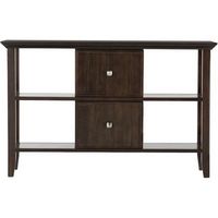 Simpli Home - Acadian Rectangular Solid Pine Console Table - Brown