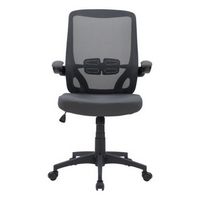 CorLiving - WHR-501-O Workspace High Mesh Back Office Chair in Grey - Gray