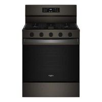 Whirlpool - 5.0 Cu. Ft. Freestanding Single Gas Range with Air Fry and Air Baking - Black Stainle...