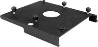Custom Projector Interface Bracket for Select Chief Projector Mounts - Black