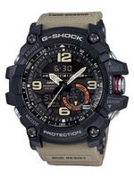 Casio - Men's G-Shock Mudmaster Twin-Sensor Analog-Digital 55mm Watch - Tan
