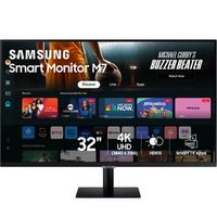 Samsung - M70D 32" LED 4K UHD 60Hz 4ms Smart Monitor with HDR 10 (HDMI, USB) - Black
