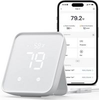 SwitchBot - Hub 2 (2nd Gen) – Wi-Fi Thermometer Hygrometer, IR Remote, Light Sensor, Works with A...