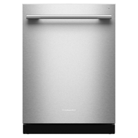 KitchenAid - 24 inch Third Level Jet Rack Dishwasher with 40+ Total Wash Jets 41 dBA - Stainless ...