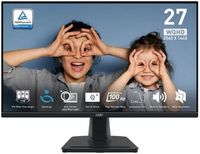 MSI - PRO MP275Q 27" QHD 100Hz 1ms Adaptive Sync Monitor with built-in speaker (DisplayPort, HDMI...