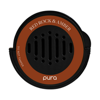 Pura - Rock & Amber Car Fragrance Refill - Red