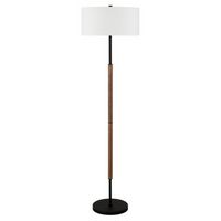 Camden&Wells - Letta Floor Lamp - Obsidian/Oak