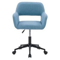 CorLiving - Marlowe Upholstered Task Chair - Light Blue