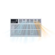 Whirlpool - 550 Sq. Ft. 12,000 BTU 230V Window Mounted Air Conditioner with Supplemental Heat - W...