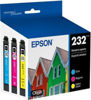 Epson - 232 Claria Ink Standard Capacity Color Combo Pack (T232520-S) - Cyan/Magenta/Yellow