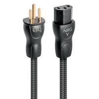 AudioQuest - NRG-Y3 6.6%27 Power Cable with C13 to 3-Prong Wall Plug Connectors - Black