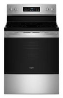 Whirlpool - 5.3 Cu. Ft. Freestanding Electric Range with Air Cooking Technology and Steam Clean -...