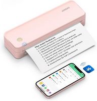 JADENS - Portable Wireless A4 Printer - Pink