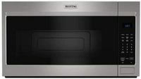 Maytag - 1.7 Cu. Ft. Over-The-Range Microwave with Non-Stick Interior Coating - Stainless steel