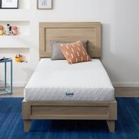 Lucid Comfort Collection - 5-inch Gel Memory Foam Mattress - Queen - White