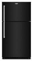 Maytag - 33 in. Wide 21 cu. ft. Top-Freezer Refrigerator with Garage Mode - Black