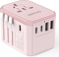 Epicka - Universal Travel Adapter with 3 USB-C and 2 USB-A Ports Charger for USA EU UK AUS (TA-10...