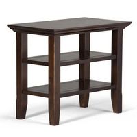 Simpli Home - Acadian Narrow Side Table - Brunette Brown