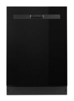 Whirlpool - Quiet Dishwasher with Boost Cycle and Pocket Handle - Black