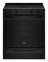Whirlpool - 5.3 Cu. Ft. Slide-In Electric Range with No Preheat and Slow Cook Modes - Black