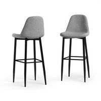 Simpli Home - Laurel Bar Stool (Set of 2) - Slate Grey