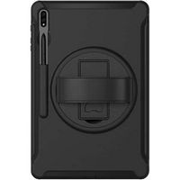 SaharaCase - PROTECTION Hand Strap Series Case for Samsung Galaxy Tab S8+ - Black