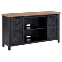 Camden&amp;Wells - Clementine TV Stand for Most TVs up to 65&quot; - Black Grain/Golden Brown